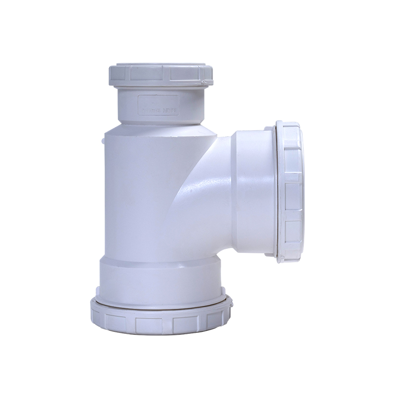 瓶型三通丨3S-PP螺旋压盖连接静音管